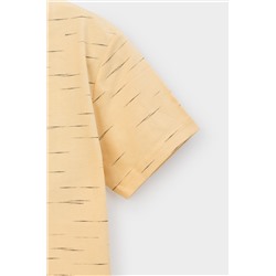 Пижама для мальчика Crockid К 1615 светлая мимоза, коричневый