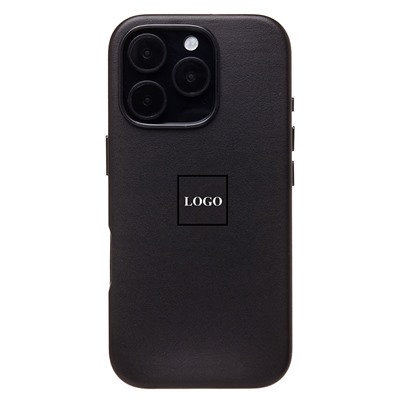 Чехол-накладка ORG SM002 экокожа SafeMag для "Apple iPhone 16 Pro" (black) (234499)