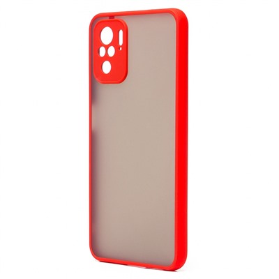 Чехол-накладка - PC041 для "Xiaomi Redmi Note 10/Redmi Note 10S" (red/black)
