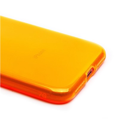 Чехол-накладка - SC344 для "Apple iPhone 7/8/SE 2022" (transparent/orange) (232072)