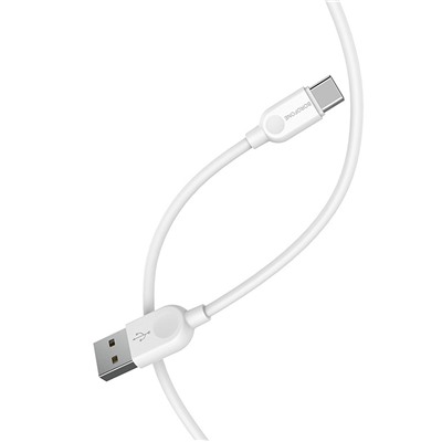 Кабель USB - Type-C Borofone BX14 (повр. уп)  200см 3A  (white)