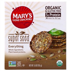 Mary's Gone Crackers, Super Seed, крекеры, ассорти, 155 г (5,5 унции)