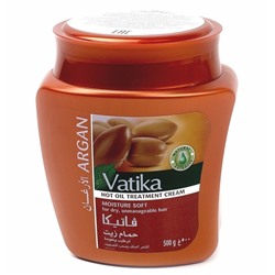 Dabur Vatika Argan Hair Mask 500g / Дабур Ватика Маска для Волос Мягкое Увлажнение с Маслом Арганы 500г