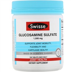 Swisse, Ultiboost, сульфат глюкозамина, 1500 мг, 180 таблеток