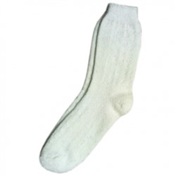 Белые мужские шерстяные носки - 502.7