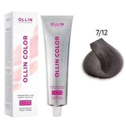 OLLIN COLOR Platinum Collection 7/12 100 мл Перманентная крем-краска для волос