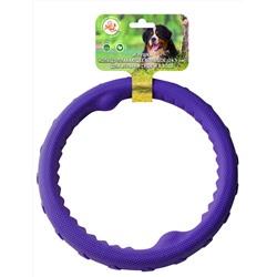 408164 Зооник Игрушка "Кольцо плавающее большое" (пластикат, 24,5 см), фиолетовая