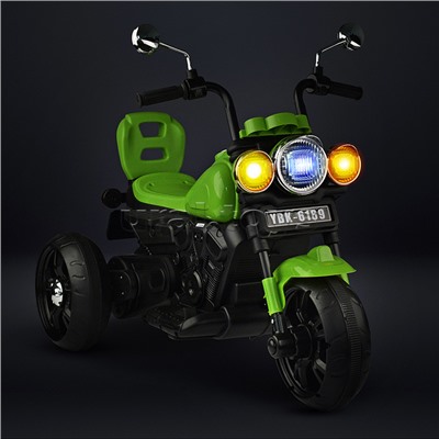 Мотоцикл "Спорт байк" на аккумуляторе, в коробке (зеленый)