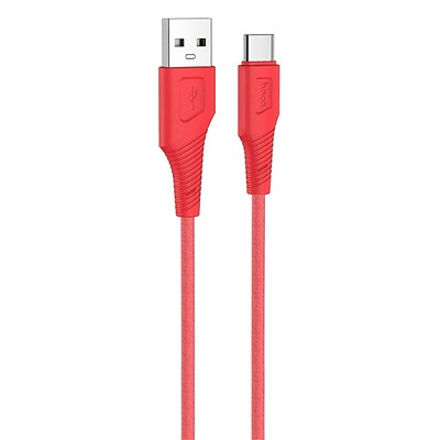 Кабель USB - Type-C Hoco X58 Airy silicone  100см 3A  (red)