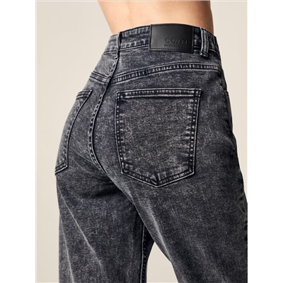 Брюки джинсовые женские CONTE CON-514 Джинсы mom с патами по талии