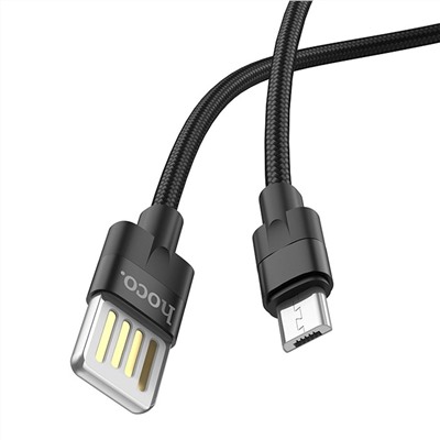 Кабель USB - micro USB Hoco U55 Outstanding  120см 2,4A  (black)