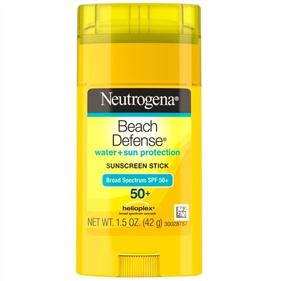 Neutrogena, Пляжная защита, солнцезащитное средство, SPF 50+, 1,5 унц. (42 г)