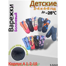 Детские варежки  12 пар 1831950-1