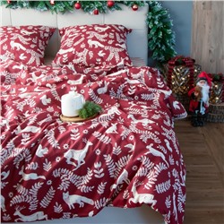 Новый год. Постельное бельё Этель дуэт Christmas time 143х215 см - 2 шт, 220х240 см, 70х70 см -2 шт