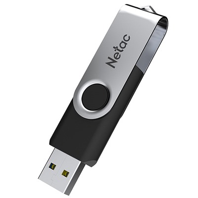 Флэш накопитель USB 128 Гб Netac U505 3.0 (black/silver)