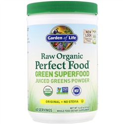 Garden of Life, RAW Organic Perfect Food, Green Superfood, Original, 14.60 oz (419 g)
