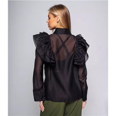 Блуза #КТ9682, черный