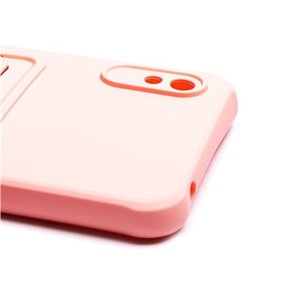 Чехол-накладка - SC304 с картхолдером для "Xiaomi Redmi 9A/Redmi 9i" (light pink)