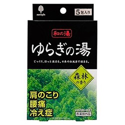 Соль для ванн "Горячие источники", аромат леса Kiyou Jochugiku, Япония, 5шт х 25 г Акция