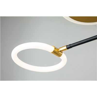 Потолочный светильник Escada 10247/8 LED LED*63W Black/Gold