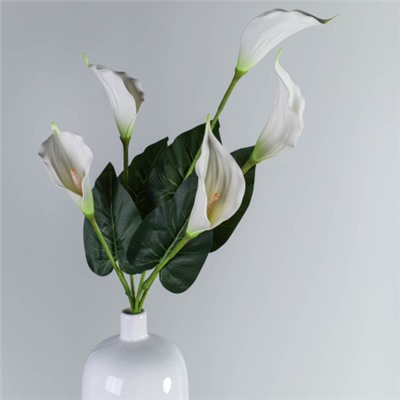 Цветок искусственный Калла букет 87 см / GT41-5-1 /уп 480/