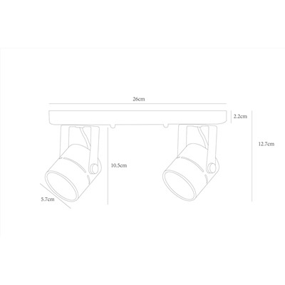 Спот Arte Lamp MIZAR A1311PL-2WH