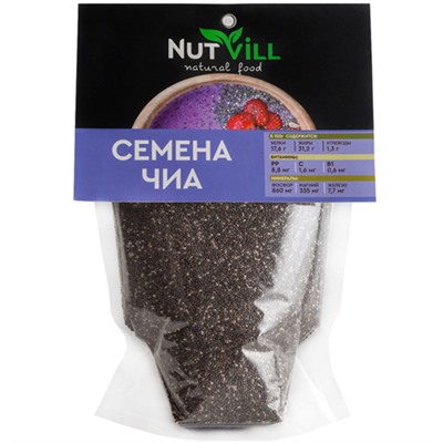Семена чиа NutVill, 200 г