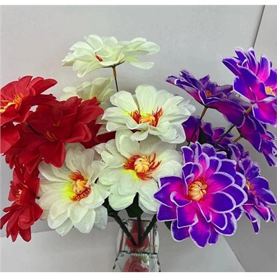 Цветы искусственные декоративные Хризантемы (6 цветков) 40 см