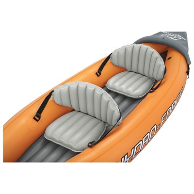 Байдарка Bestway Lite-Rapid X2 Kayak, двухместная, вёсла 218 см, до 160 кг, 321×100×48 см, 65077