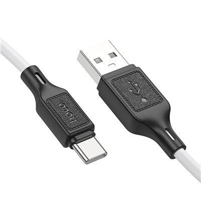Кабель USB - Type-C Hoco X90 Cool  100см 3A  (white)