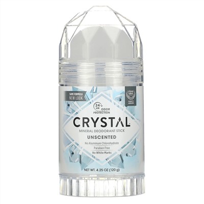 Crystal Body Deodorant, минеральный дезодорант-карандаш, без запаха, 120 г (4,25 унции)