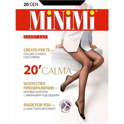 MiNi-Calma 20/2 Колготки MINIMI Calma 20 имитация подследника