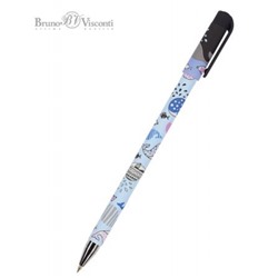 Ручка шариковая 0.5 мм "HappyWrite.Друзья. Киты" синяя 20-0215/37 Bruno Visconti