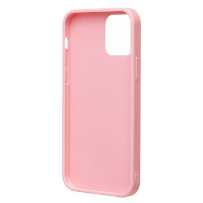 Чехол-накладка - PC071 POSH SHINE для "Apple iPhone 12/12 Pro" россыпь кристаллов (pink) (231580)