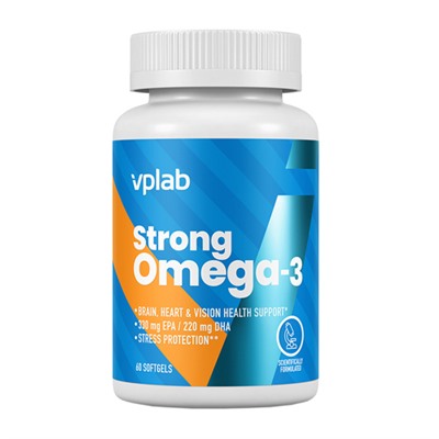 Комплекс "Strong Omega-3" VPLab, 60 шт