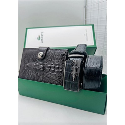 Подарочный набор для мужчины ремень, кошелек + коробка #21247474