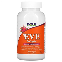 Now Foods, EVE, превосходные мультивитамины для женщин, 180 капсул