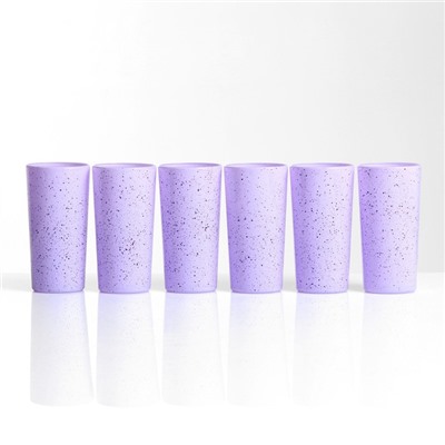 Набор стаканов фиолетовые