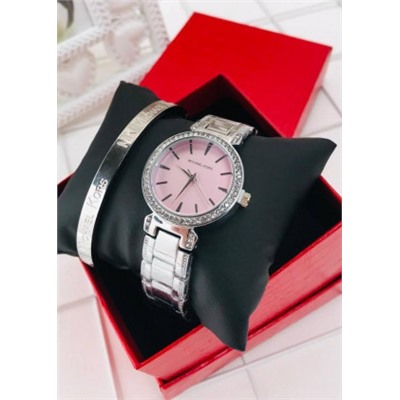 Подарочный набор для женщин часы, браслет + коробка #21177575