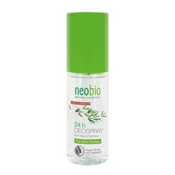 Дезодорант-спрей 24 часа "С био-оливой и бамбуком" NeoBio, 100 мл