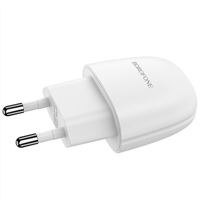 Адаптер Сетевой с кабелем Borofone BA49A Vast USB 2,1A/10W (USB/Micro USB) (white)