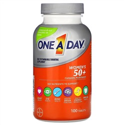 One-A-Day, полноценный мультивитаминный комплекс для женщин старше 50 лет, 100 таблеток