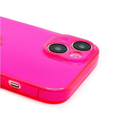 Чехол-накладка - SC344 для "Apple iPhone 14" (transparent/pink) (232028)