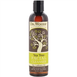 Dr. Woods, очищающее средство для лица, чайное дерево, 236 мл (8 жидк. унций)