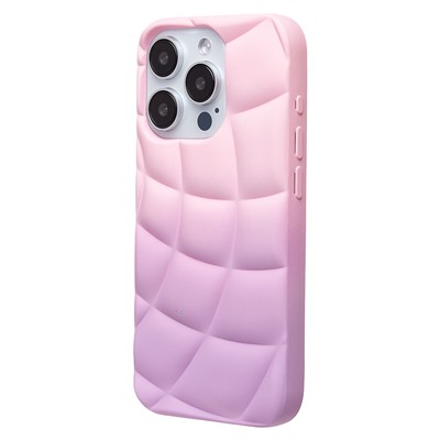 Чехол-накладка - SC340 для "Apple iPhone 15 Pro" (violet/white) (230405)