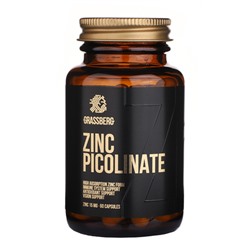 Zinc Picolinate 15 mg Grassberg, 180 шт