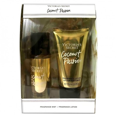 Подарочный набор лосьон и спрей для тела Victoria's Secret Coconut Passion 2 в 1