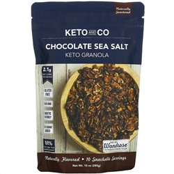 Keto and Co, Chocolate Sea Salt, Keto Granola, 10 oz (285 g)