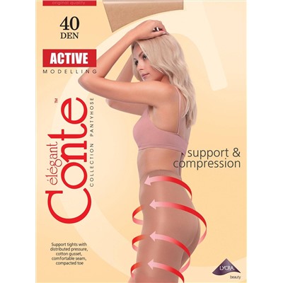 Колготки женские CONTE ACTIVE 40