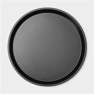 Форма для пиццы Доляна «Жаклин», d=24 см, антипригарное покрытие, цвет чёрный